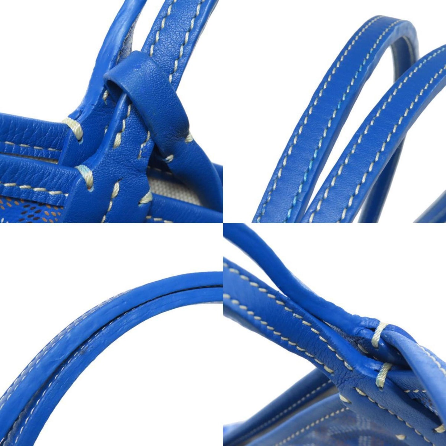Goyard Coated Canvas Blue Tote Bags