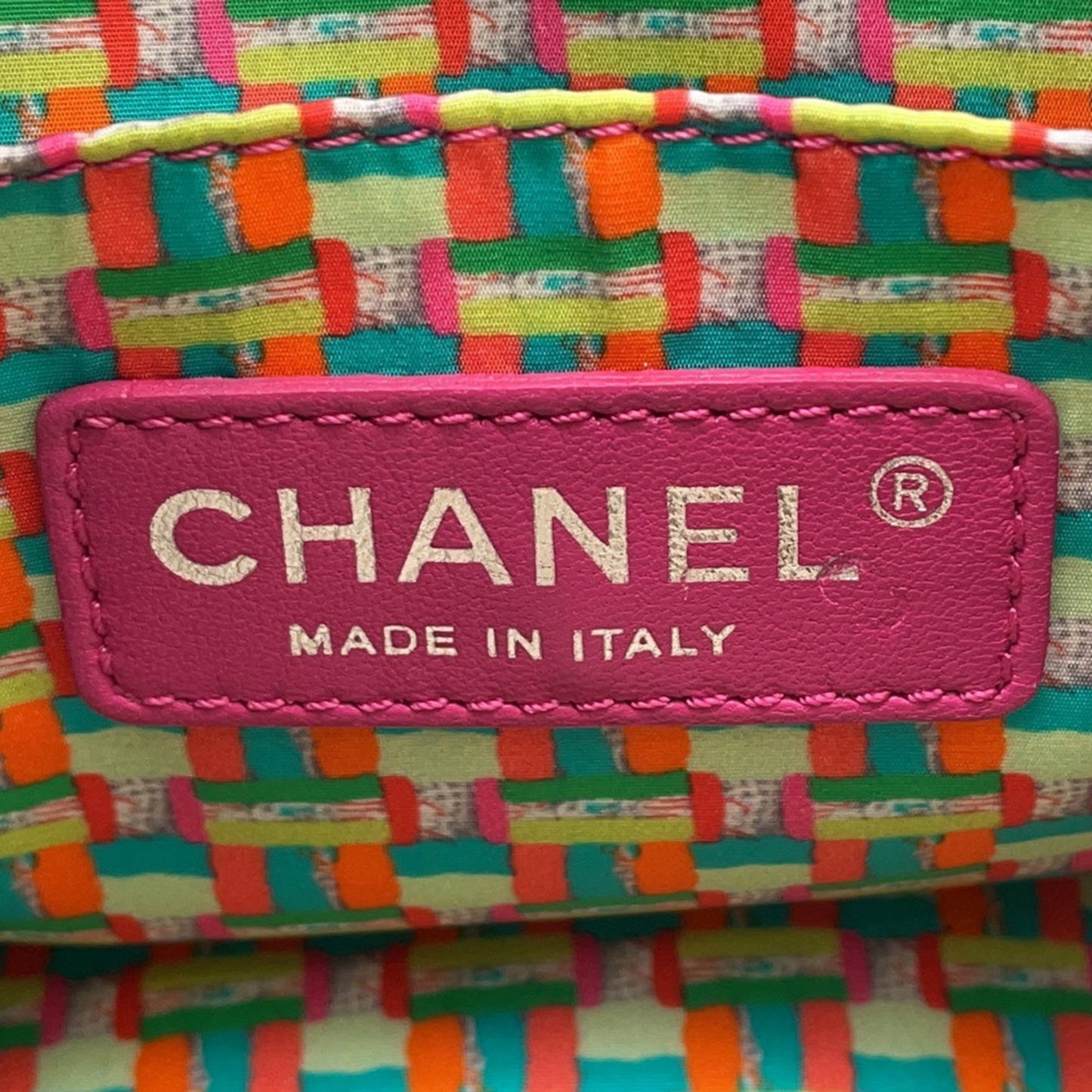 Chanel Faux Leather Pink Shoulder Bags