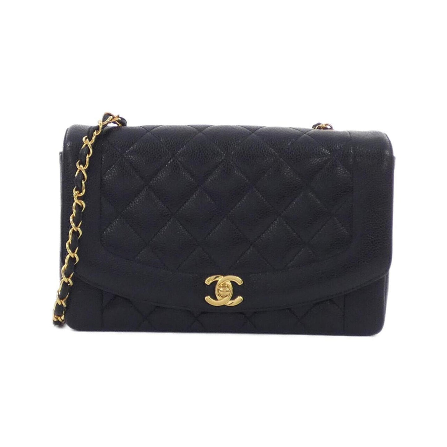 Chanel Calfskin Black Shoulder Bags