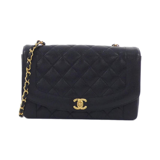 Chanel Calfskin Black Shoulder Bags