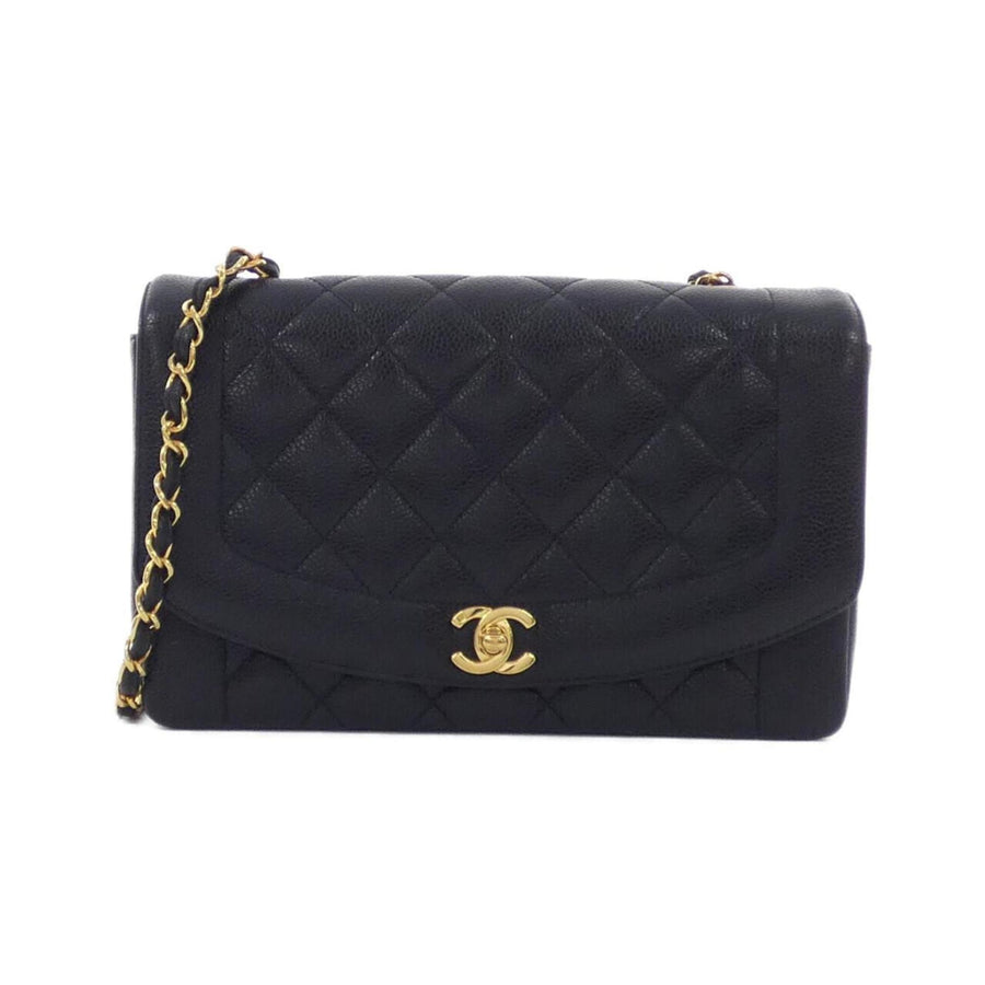Chanel Calfskin Black Shoulder Bags