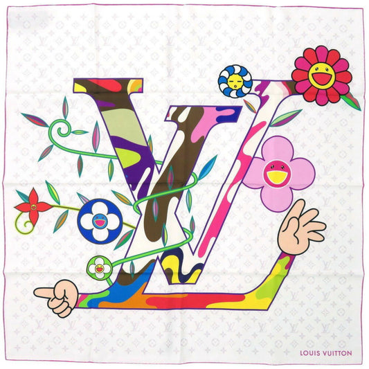 Louis Vuitton Silk Brown Scarves