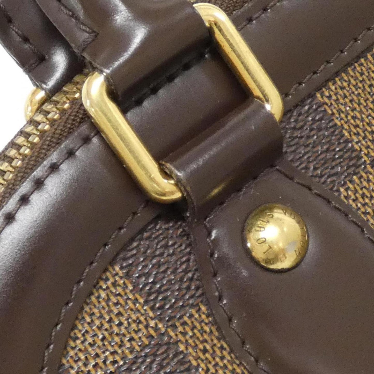 Louis Vuitton Coated Canvas Brown Handbags