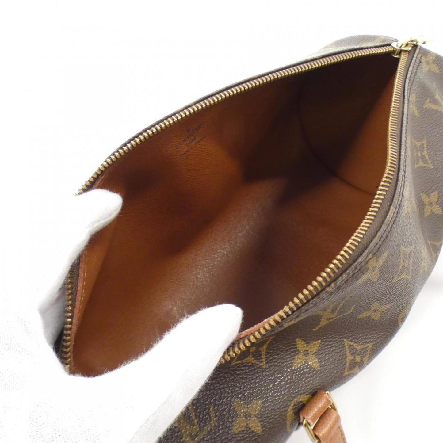 Louis Vuitton Coated Canvas Brown Handbags