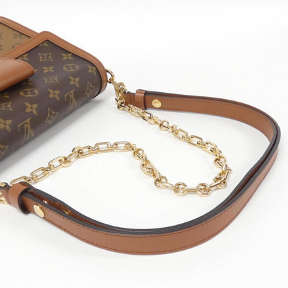 Louis Vuitton Coated Canvas Brown Shoulder Bags