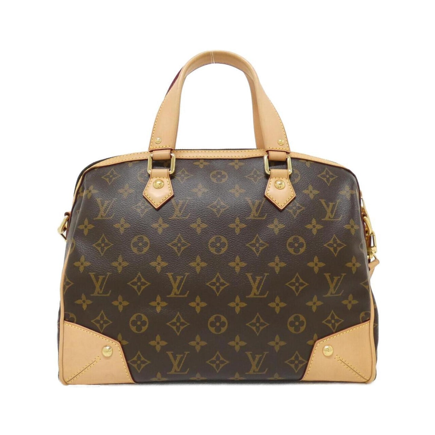 Louis Vuitton Coated Canvas Brown Handbags