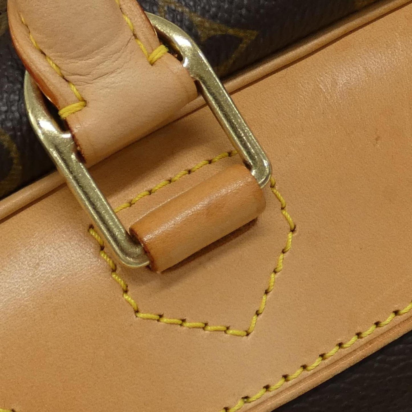 Louis Vuitton Coated Canvas Brown Handbags