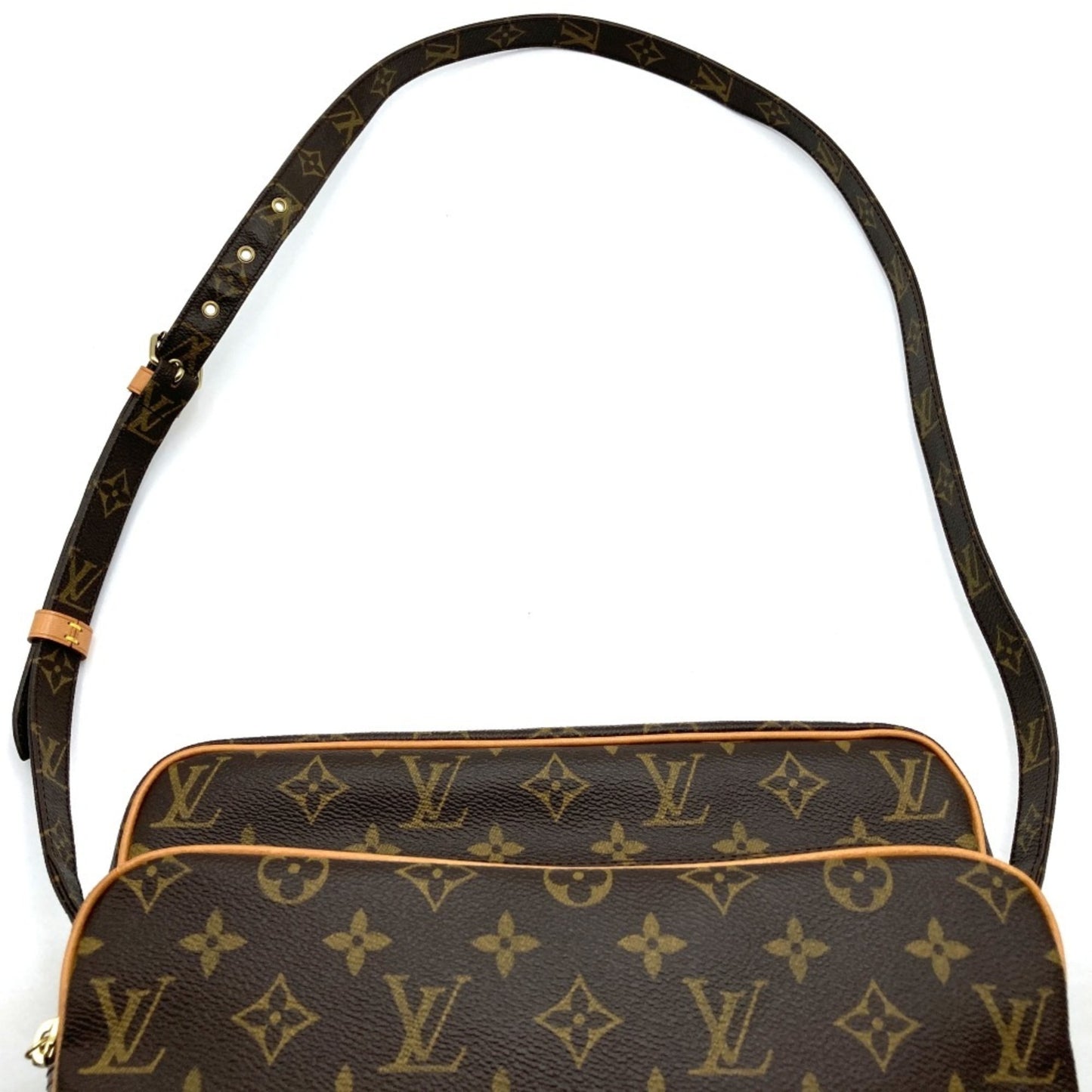 Louis Vuitton Monogram Canvas Brown Shoulder Bags