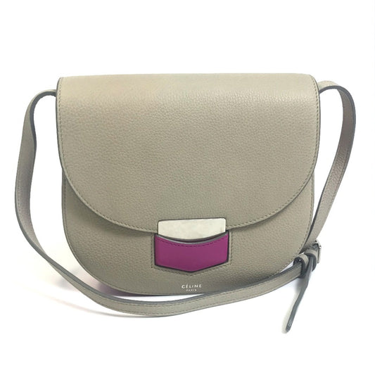Celine Others Gray Shoulder Bags