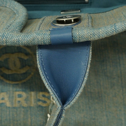 Chanel Denim Blue Tote Bags