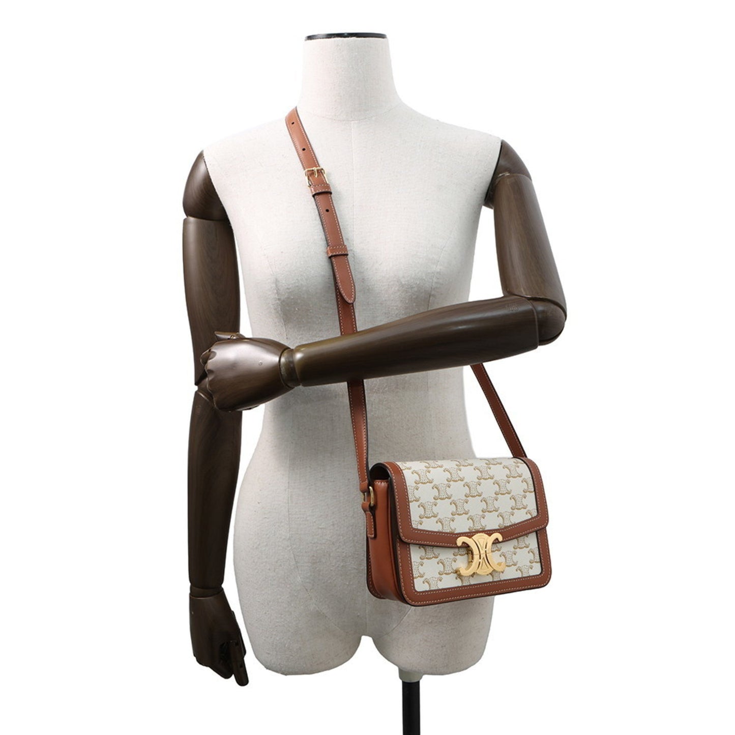 Celine Pvc White Shoulder Bags