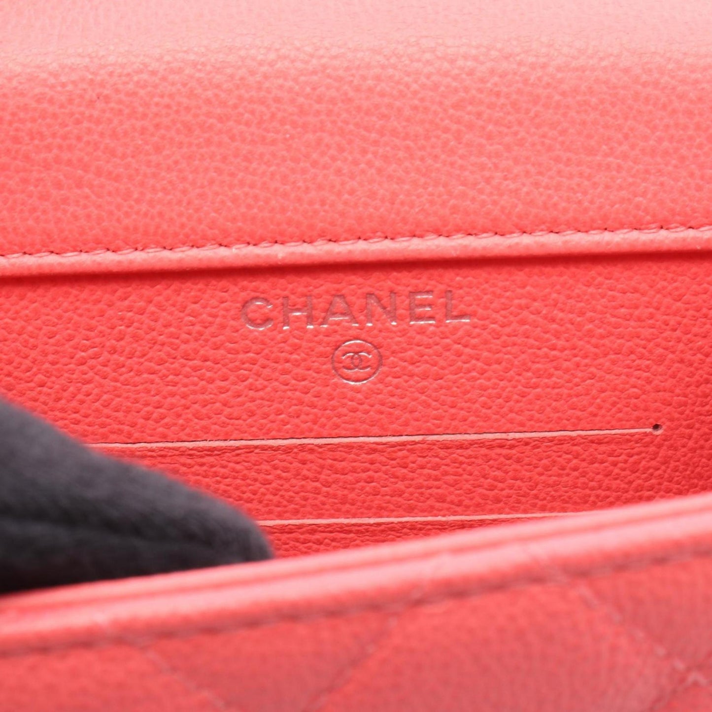 Chanel Calfskin Red Shoulder Bags