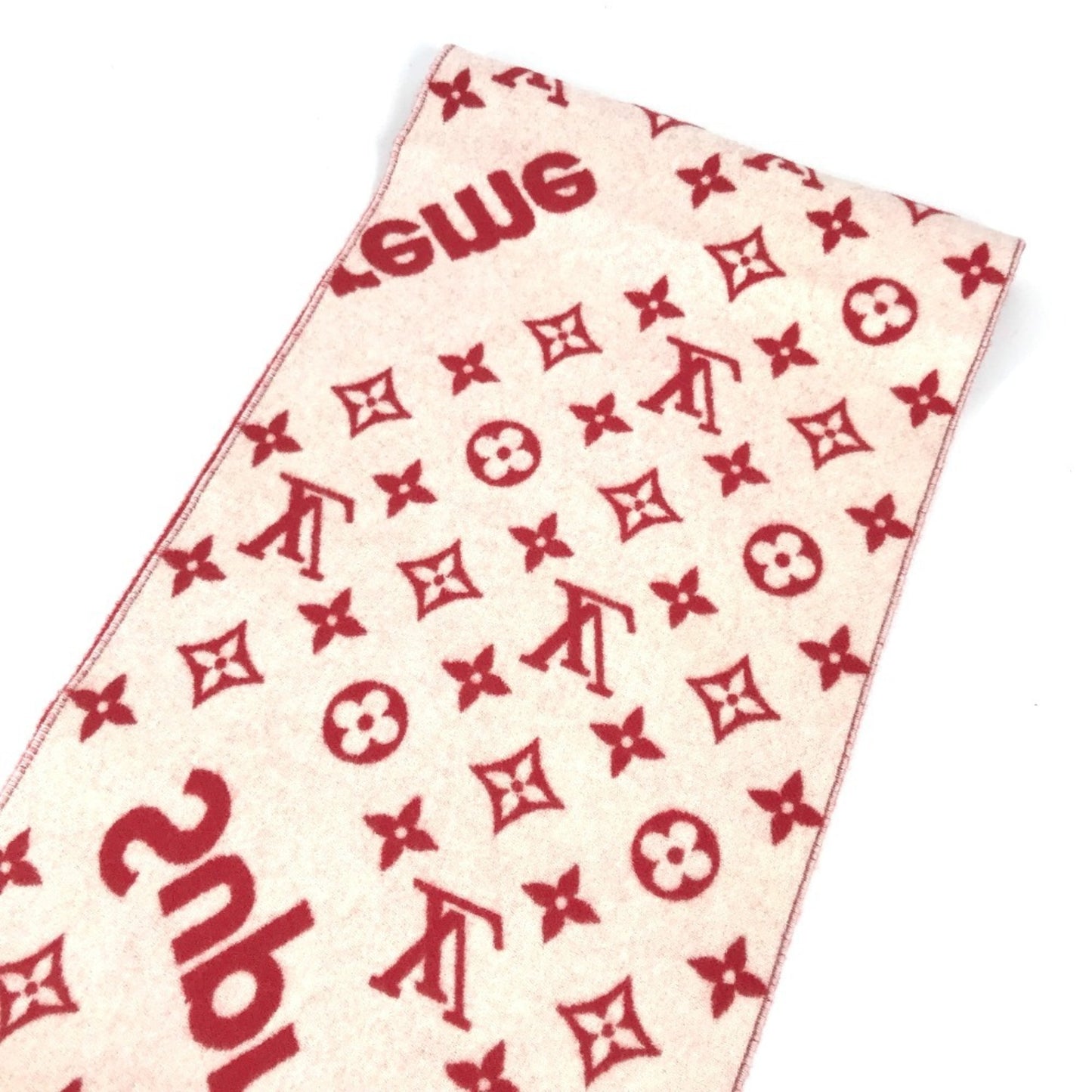 Louis Vuitton Wool Red Scarves