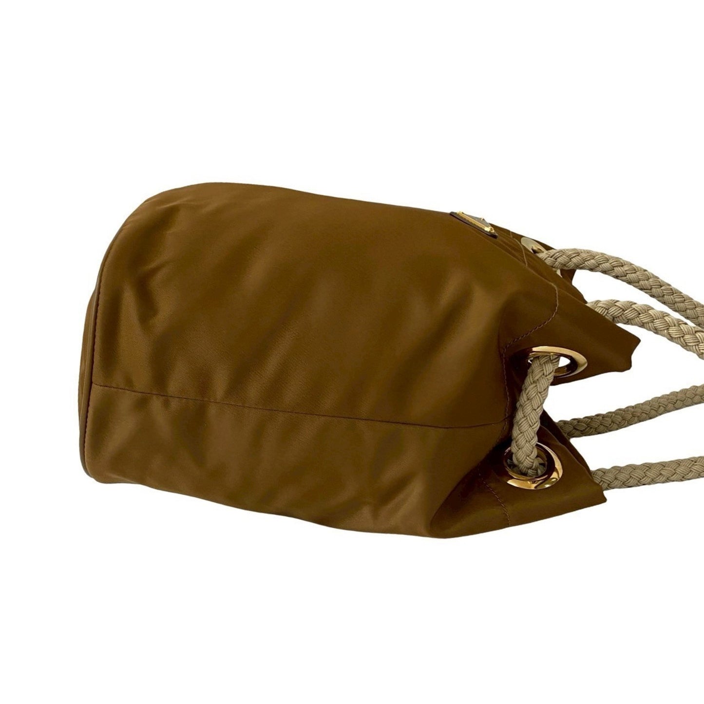Prada Nylon Brown Shoulder Bags