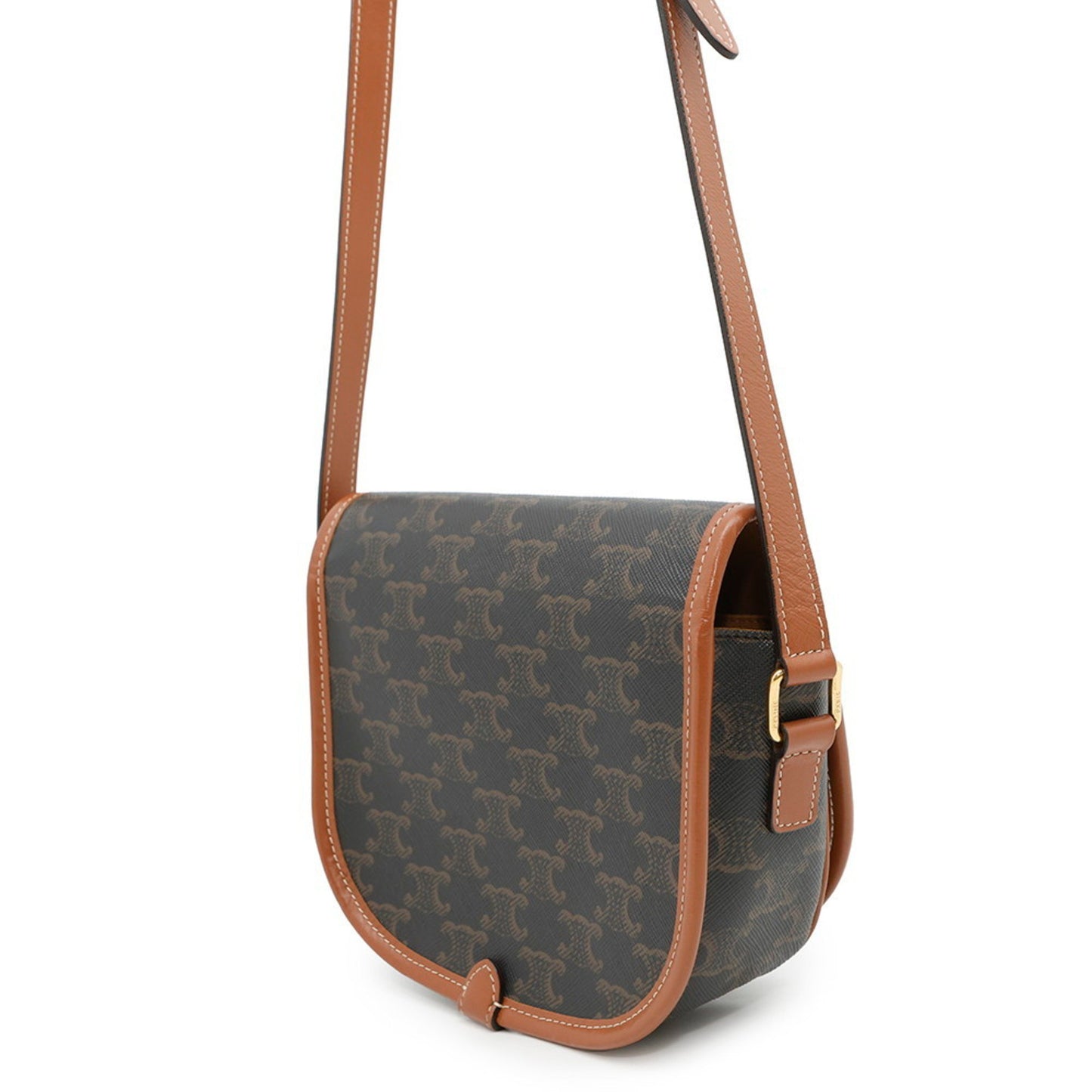 Celine Pvc Brown Shoulder Bags