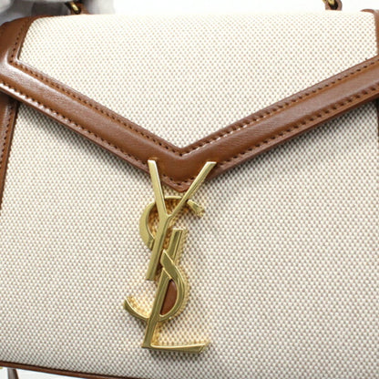 Saint Laurent Canvas Brown Shoulder Bags
