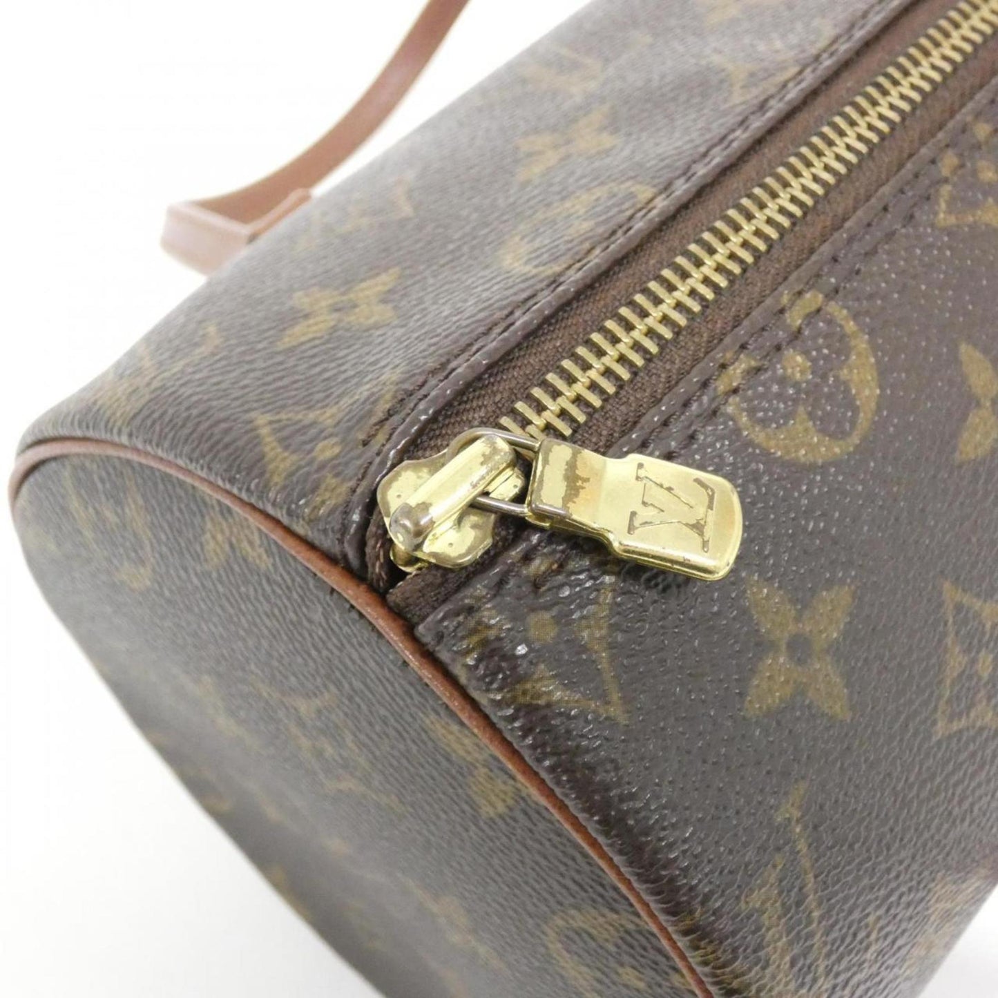 Louis Vuitton Coated Canvas Brown Handbags