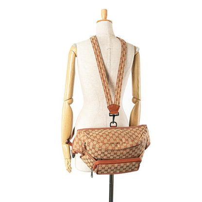 Gucci Canvas Brown Crossbody Bags
