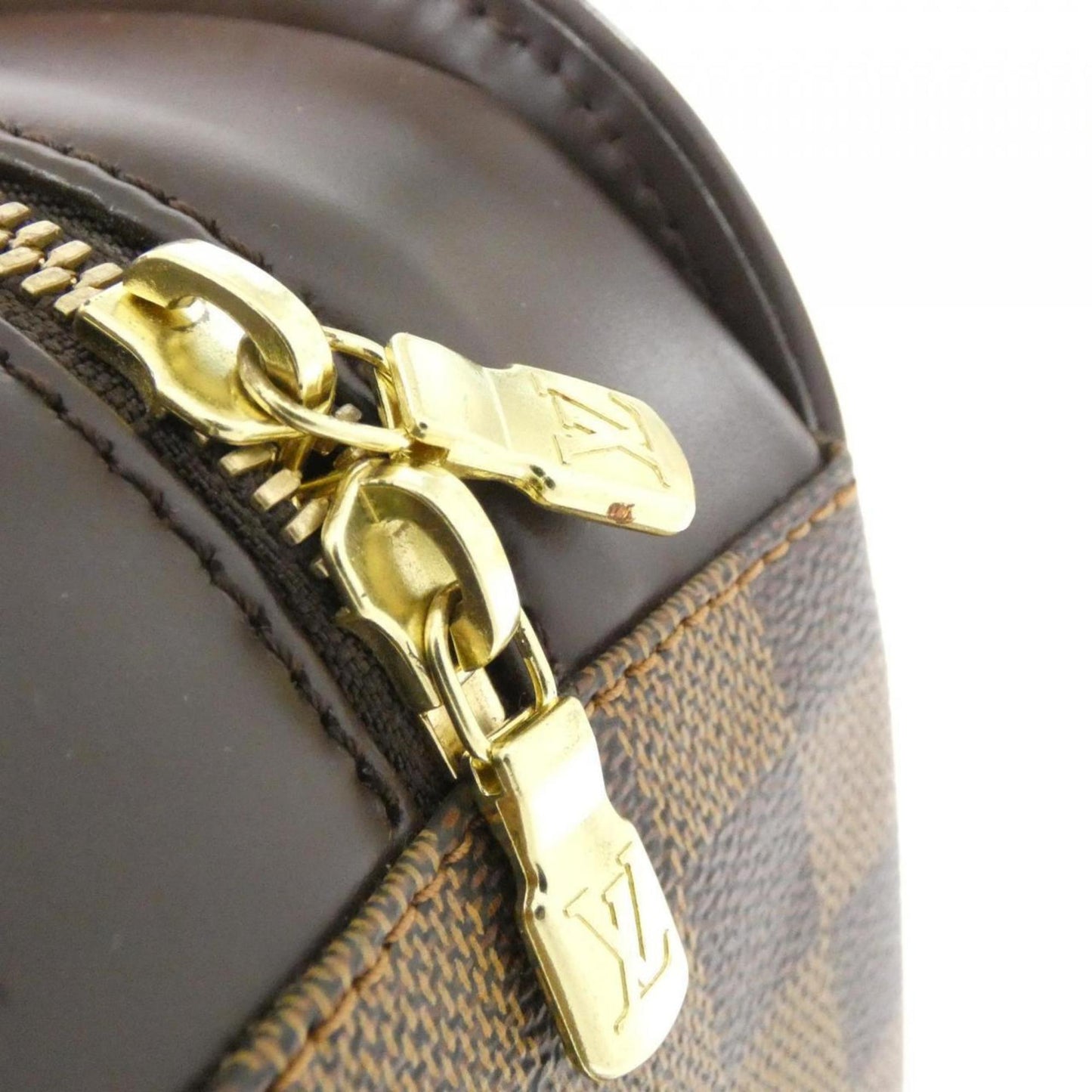 Louis Vuitton Coated Canvas Brown Handbags