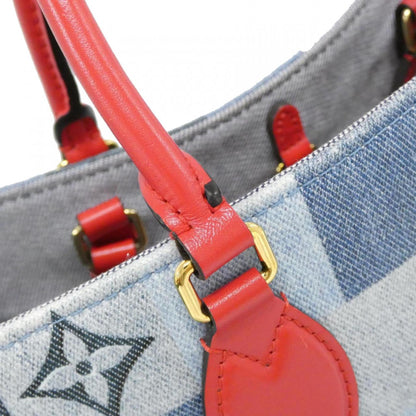 Louis Vuitton Denim Red Handbags