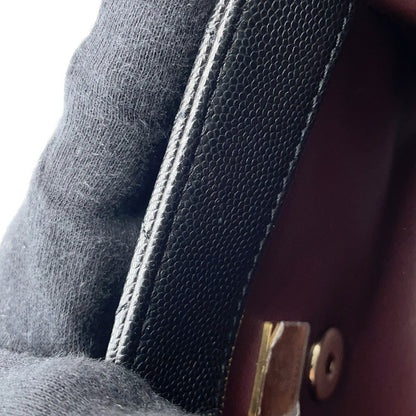 Chanel Calfskin Black Handbags