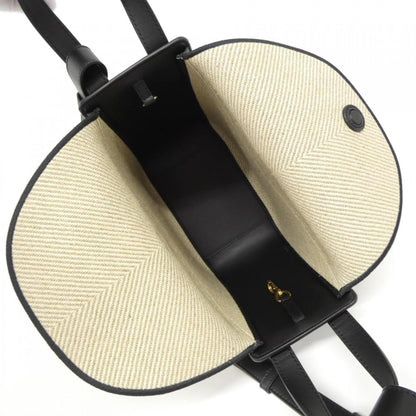 Loewe Canvas Black Shoulder Bags