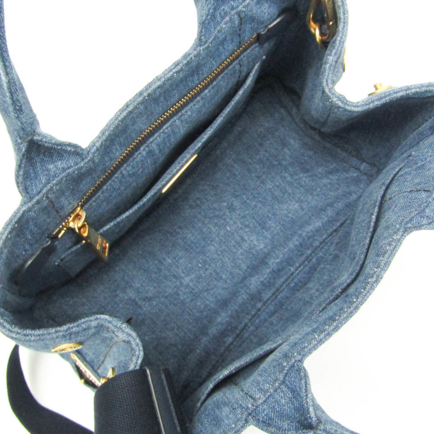 Prada Denim Blue Shoulder Bags