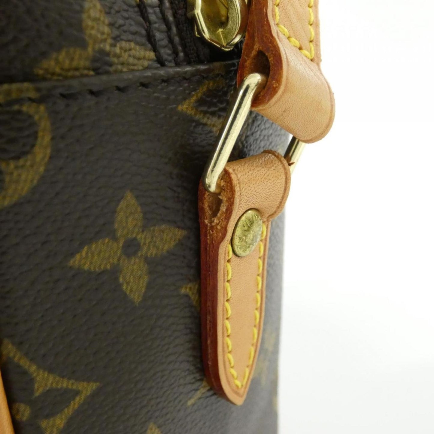 Louis Vuitton Coated Canvas Brown Shoulder Bags