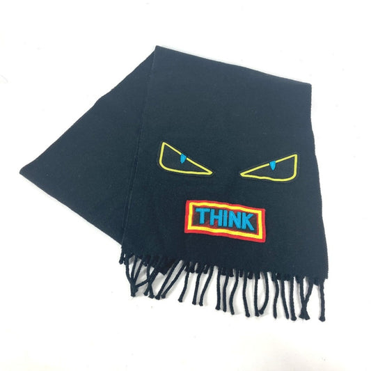 Fendi Wool Black Scarves