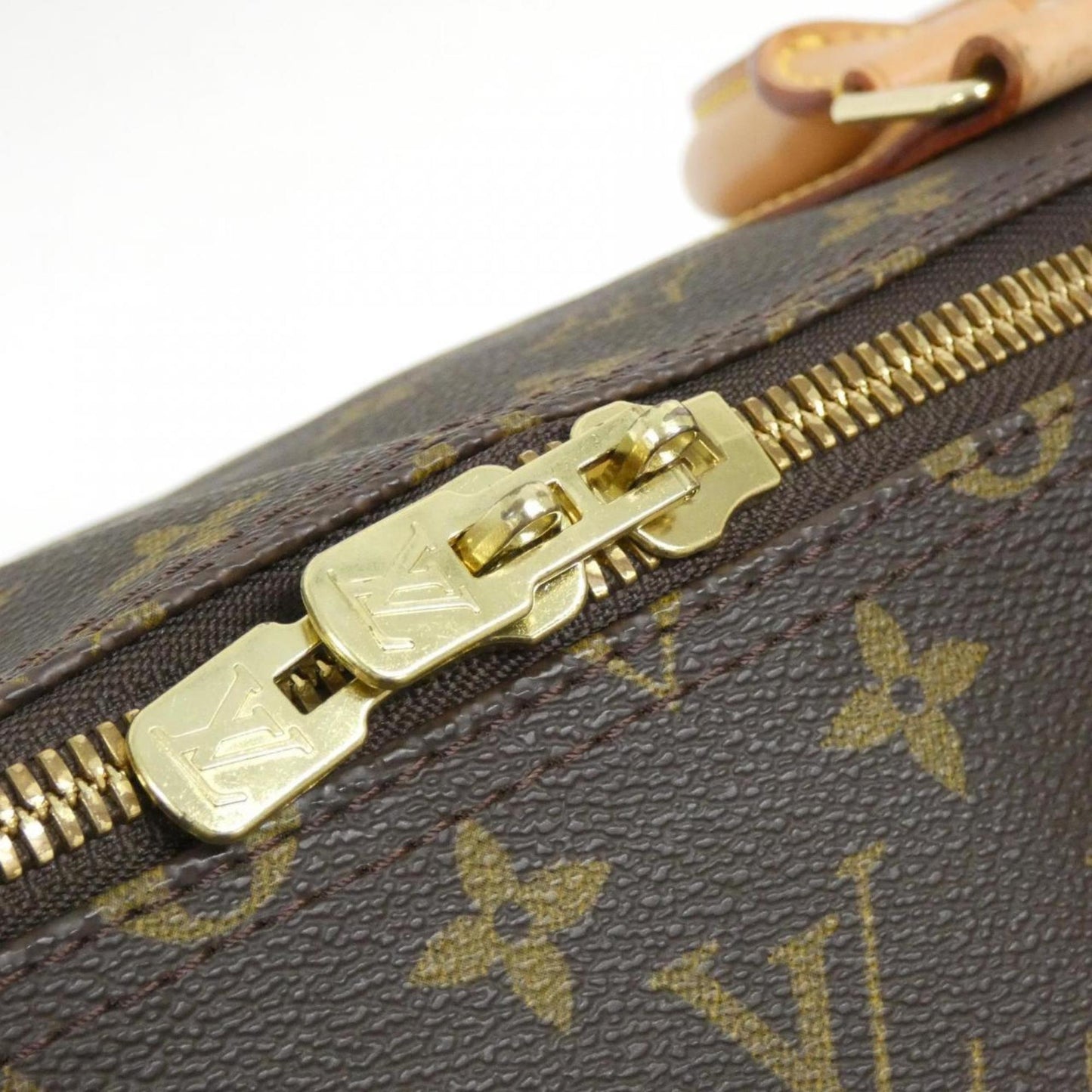Louis Vuitton Coated Canvas Brown Travel Bags