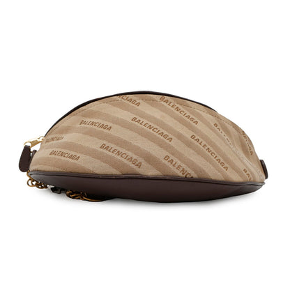 Balenciaga Canvas Brown Crossbody Bags