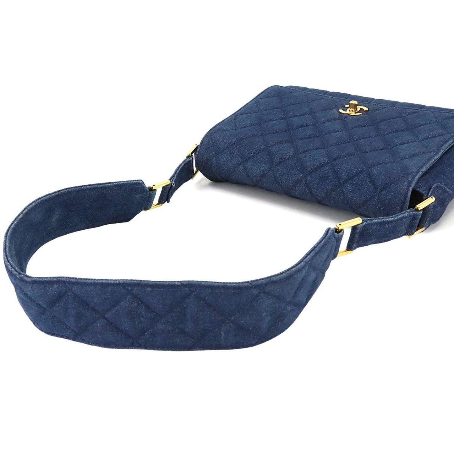 Chanel Denim Blue Shoulder Bags