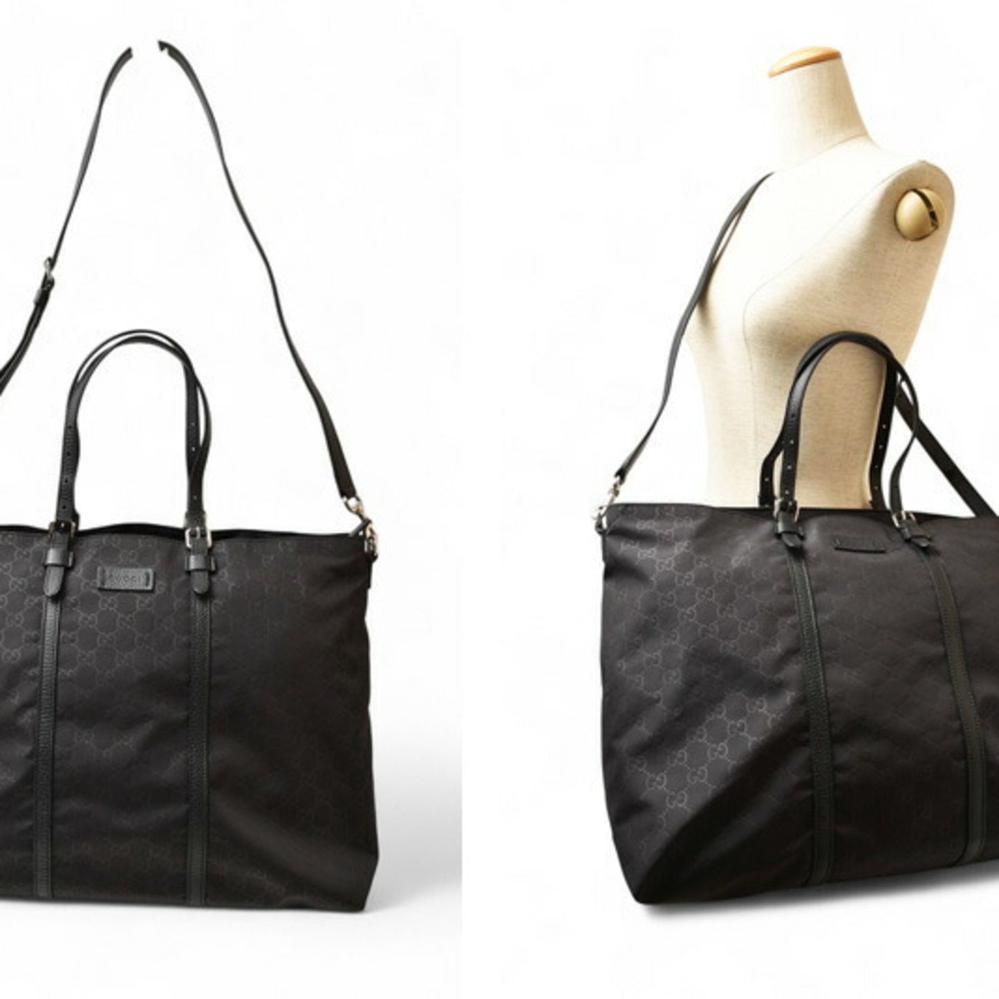 Gucci Nylon Black Shoulder Bags