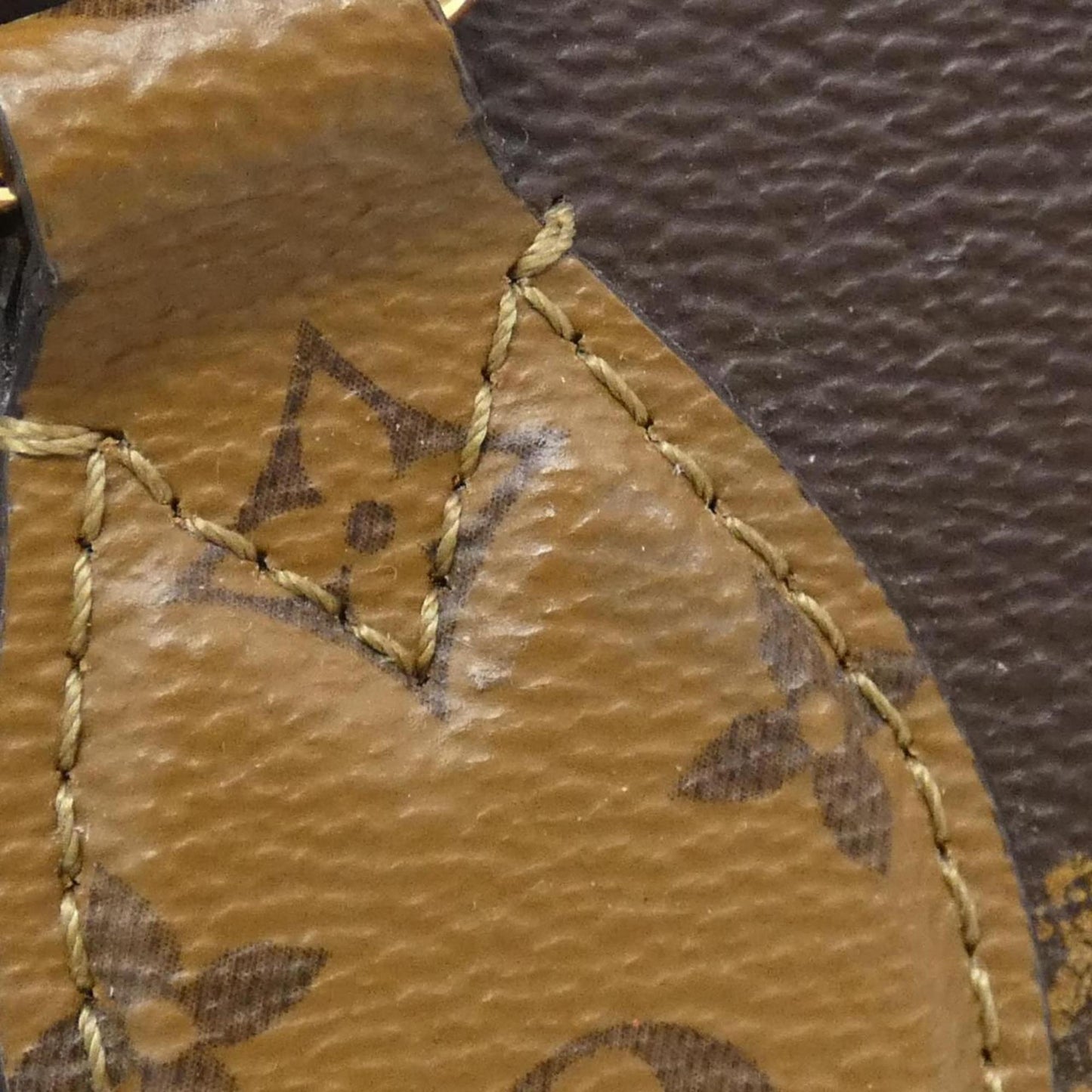 Louis Vuitton Coated Canvas Brown Handbags