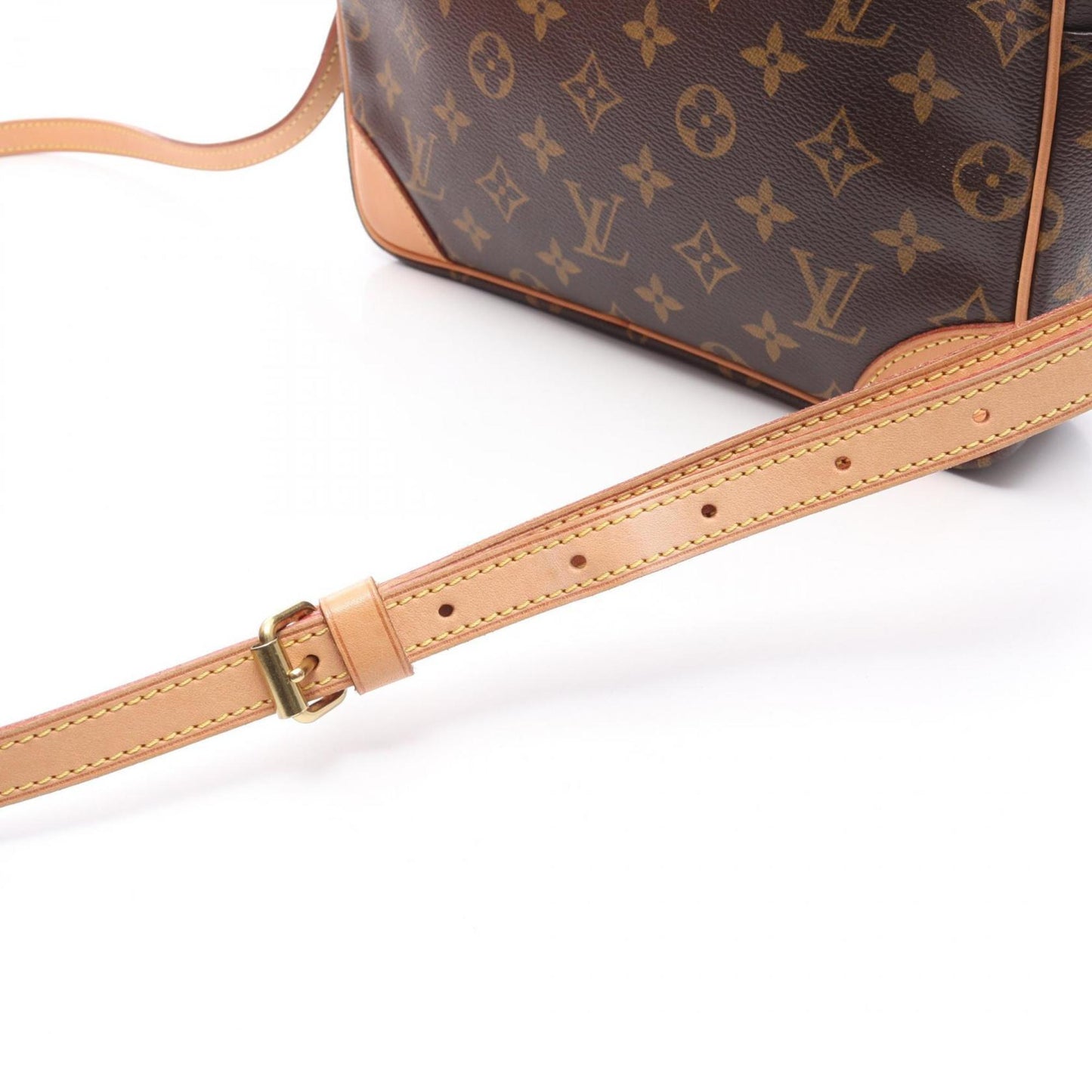 Louis Vuitton Coated Canvas Brown Shoulder Bags