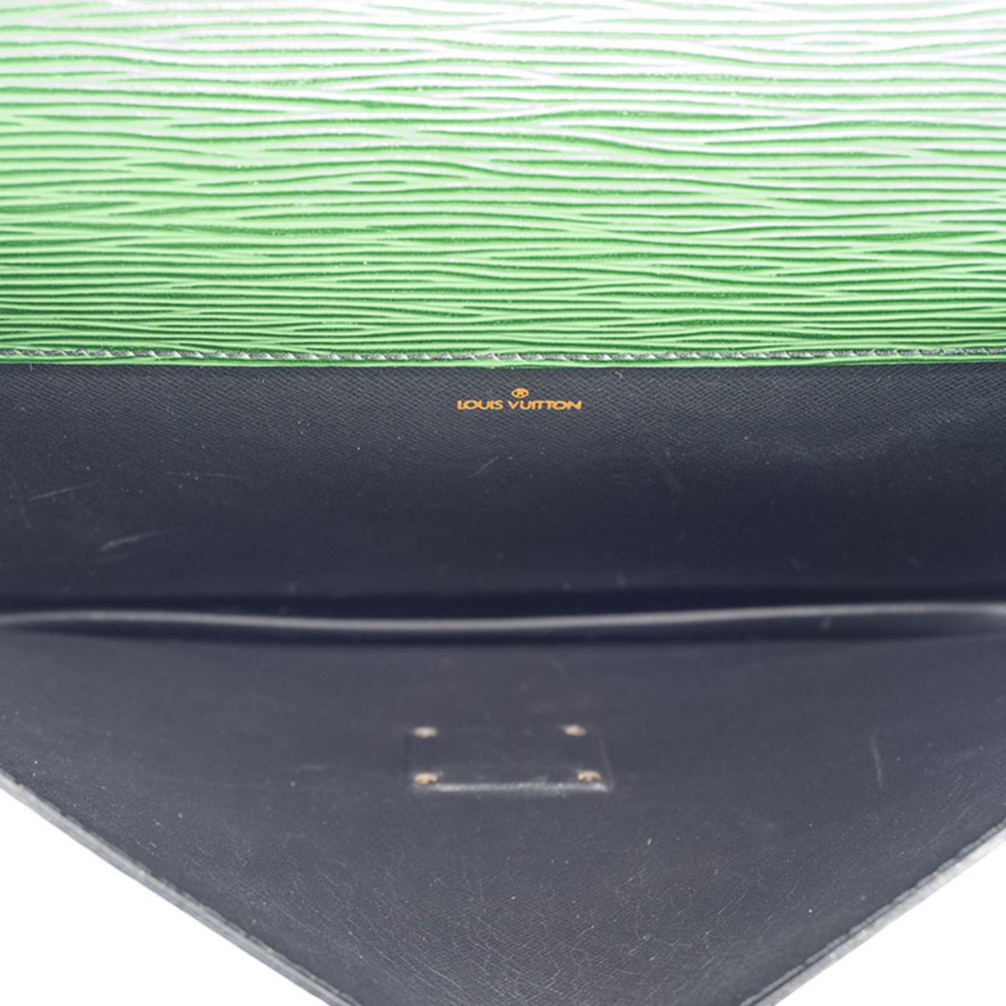 Louis Vuitton Epi Green Clutch Bags