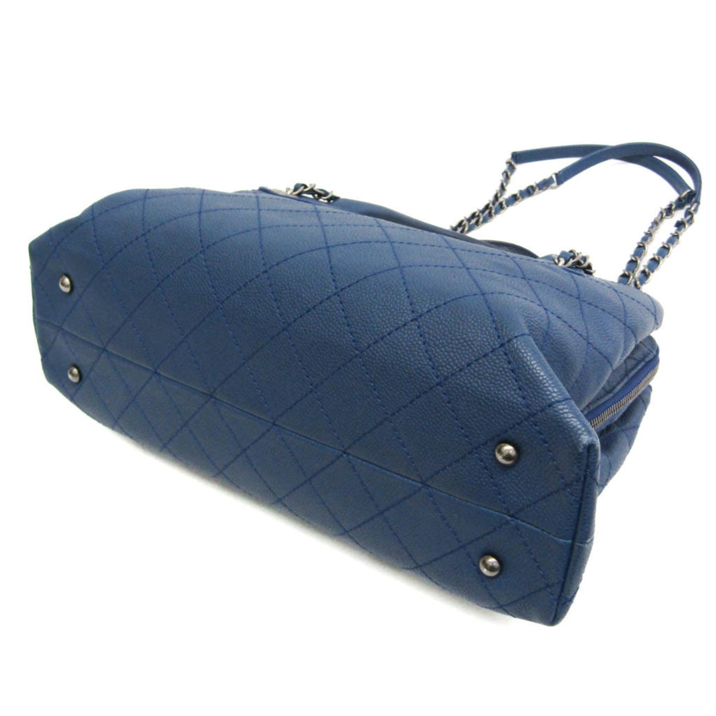 Chanel Calfskin Blue Handbags