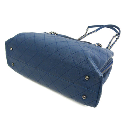 Chanel Calfskin Blue Handbags