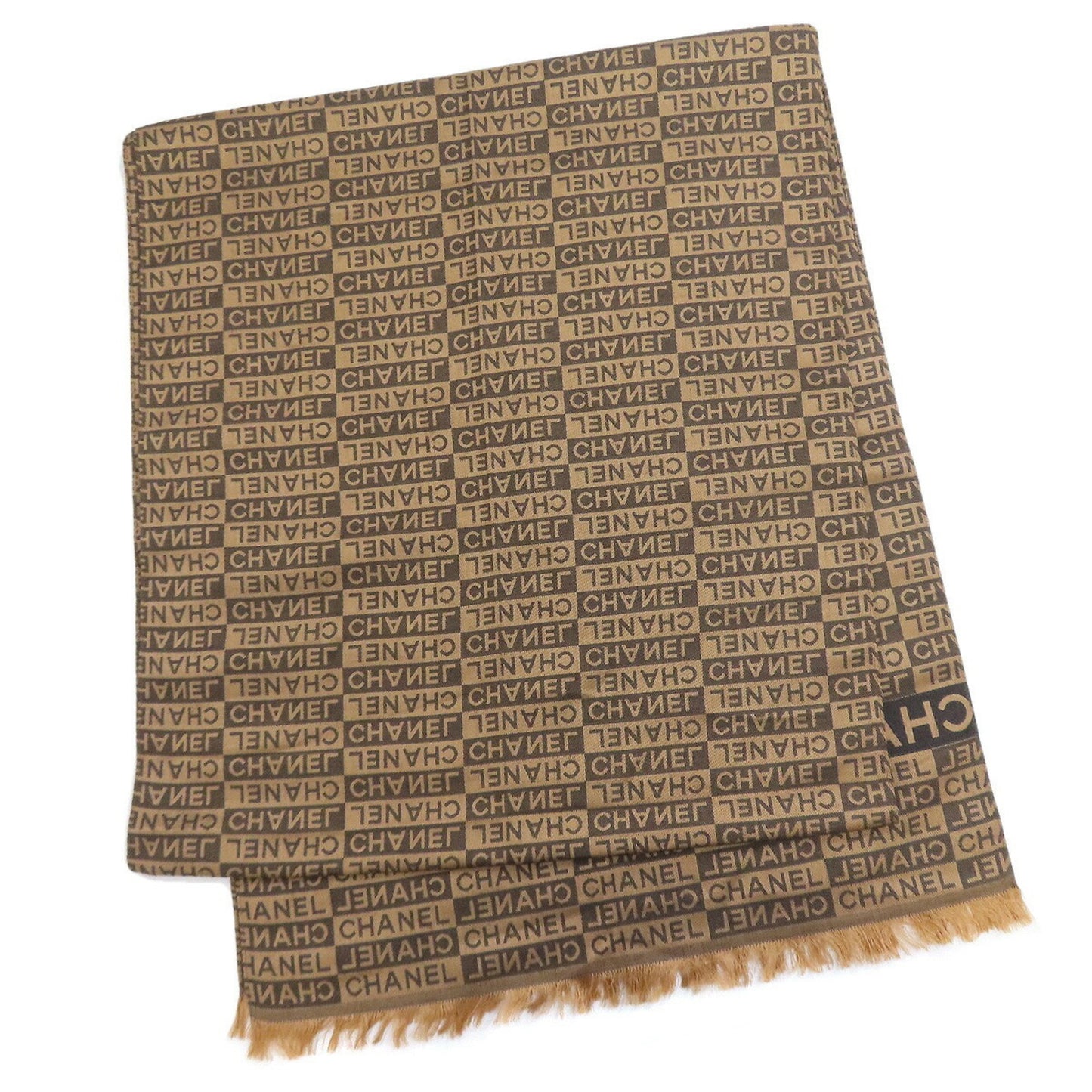 Chanel Silk Brown Scarves