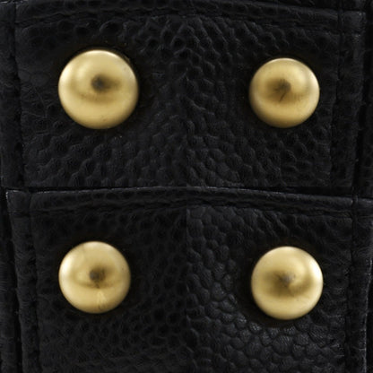 Chanel Calfskin Black Shoulder Bags