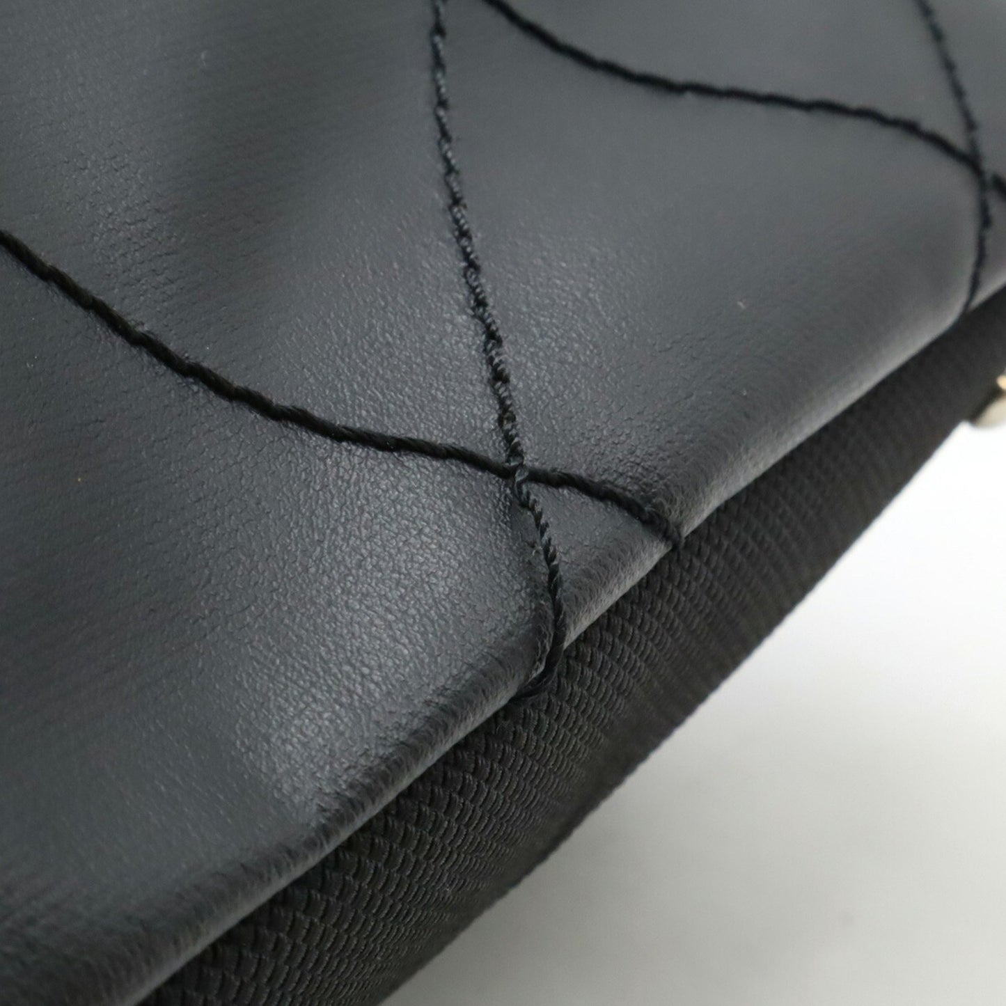 Chanel Coated Canvas Black Handbags