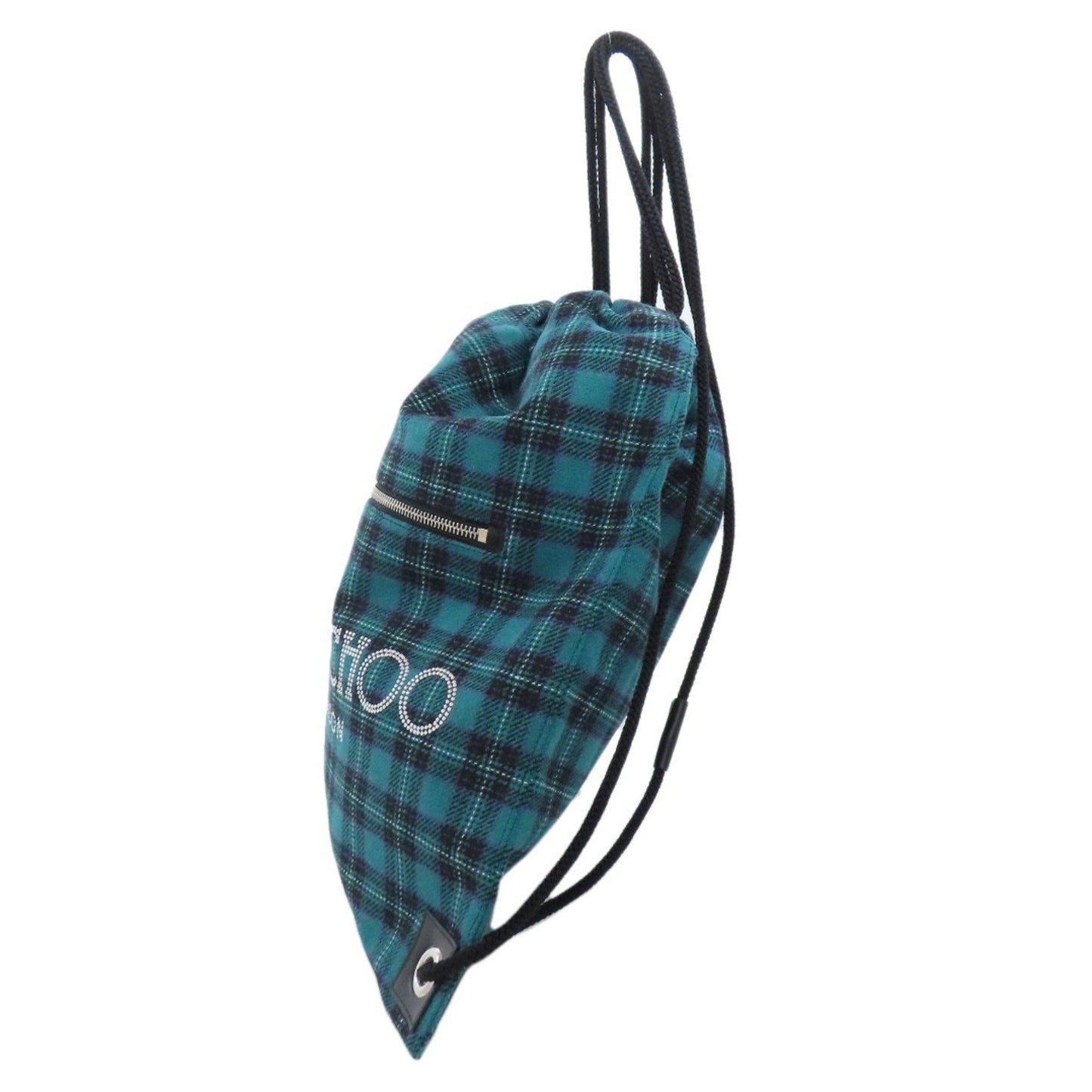 Jimmy Choo Canvas Green Backpacks