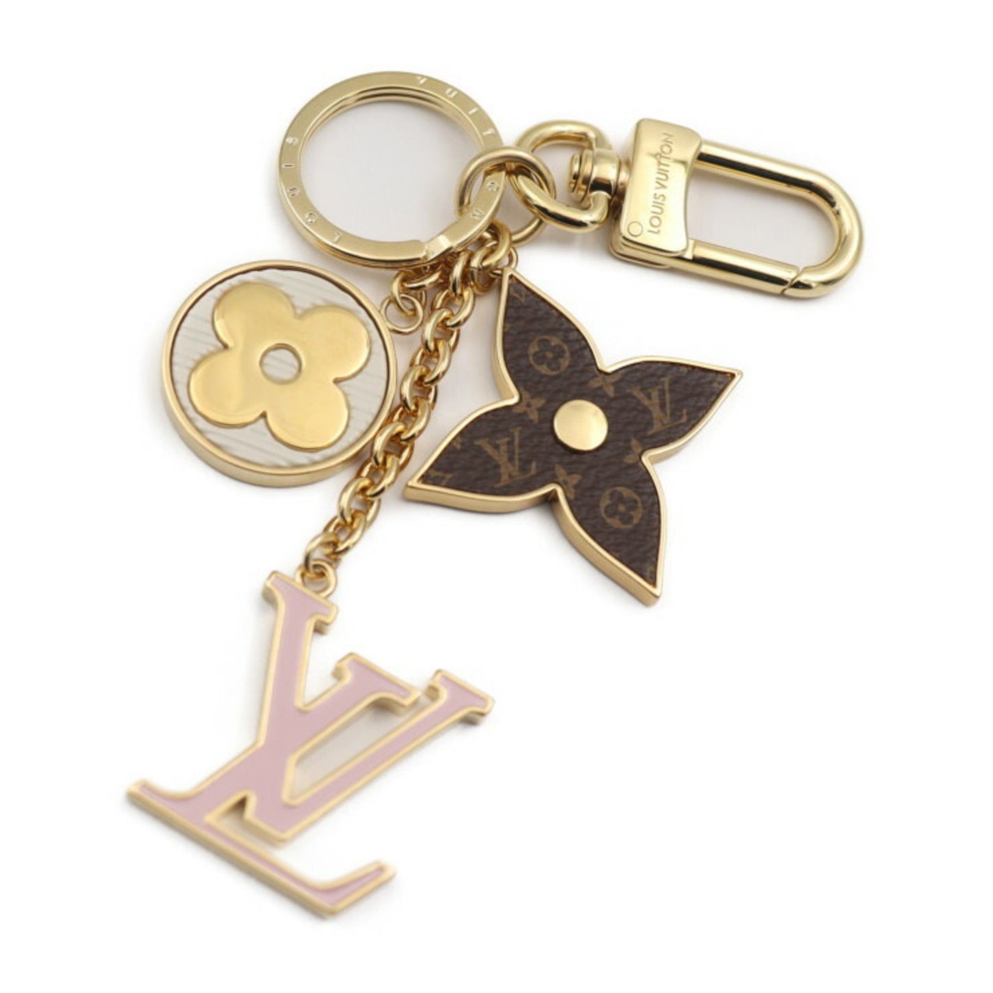 Louis Vuitton Other Metal Brown Key Rings