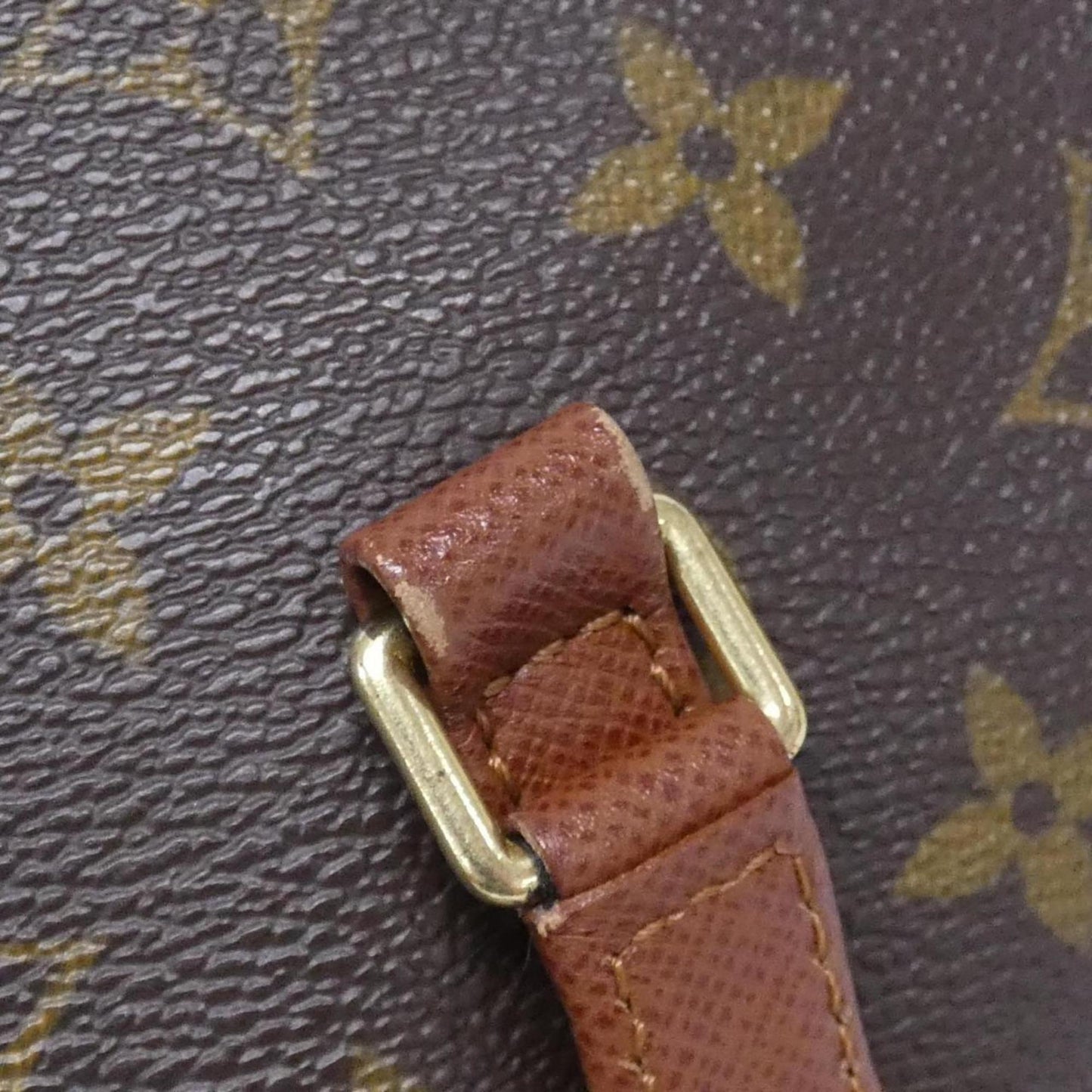 Louis Vuitton Coated Canvas Brown Handbags
