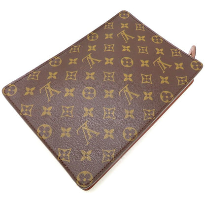 Louis Vuitton Canvas Brown Clutch Bags