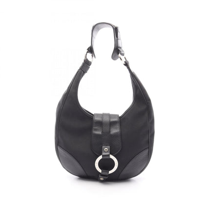 Bvlgari Canvas Black Shoulder Bags