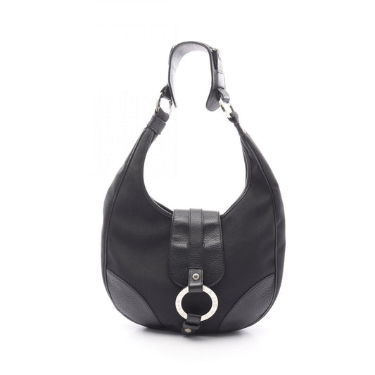 Bvlgari Canvas Black Shoulder Bags