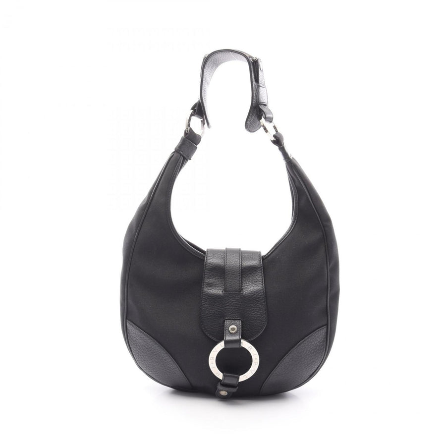 Bvlgari Canvas Black Shoulder Bags