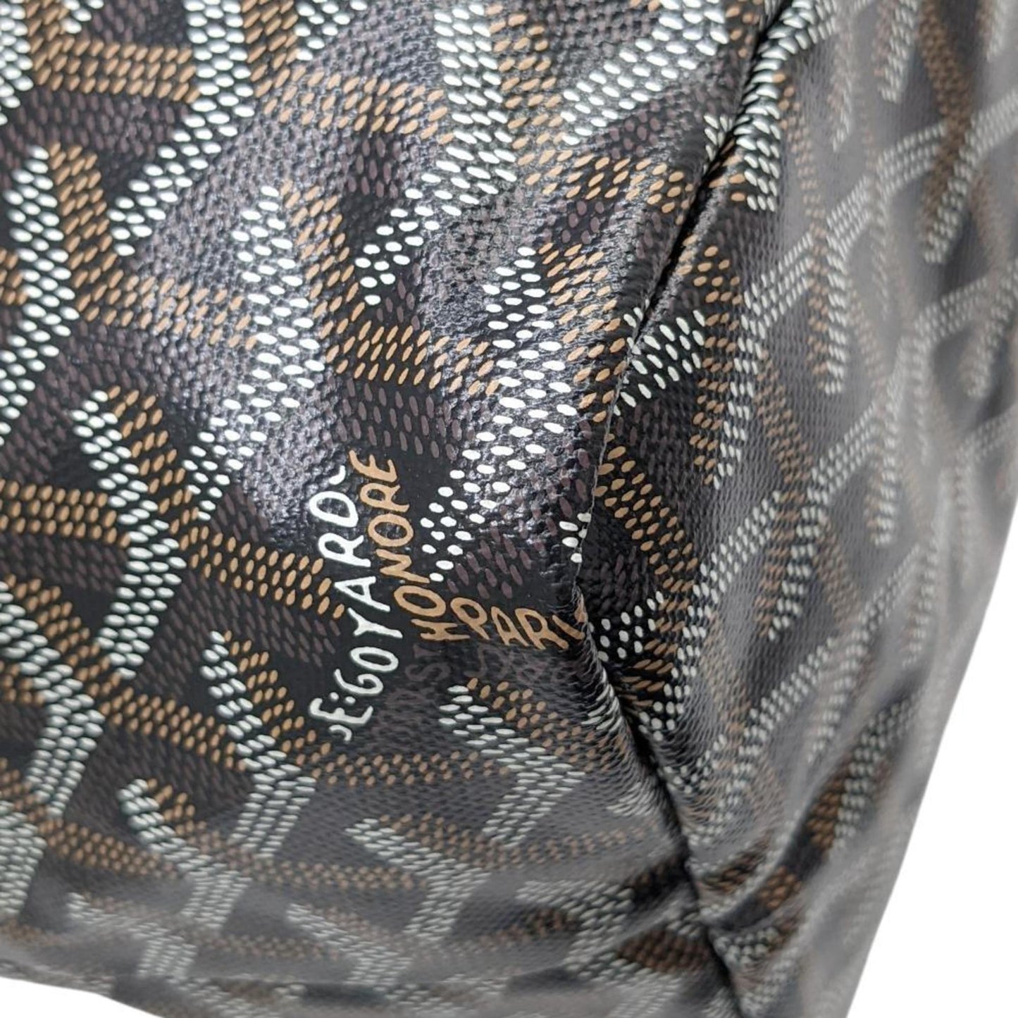 Goyard Coated Canvas Black Tote Bags