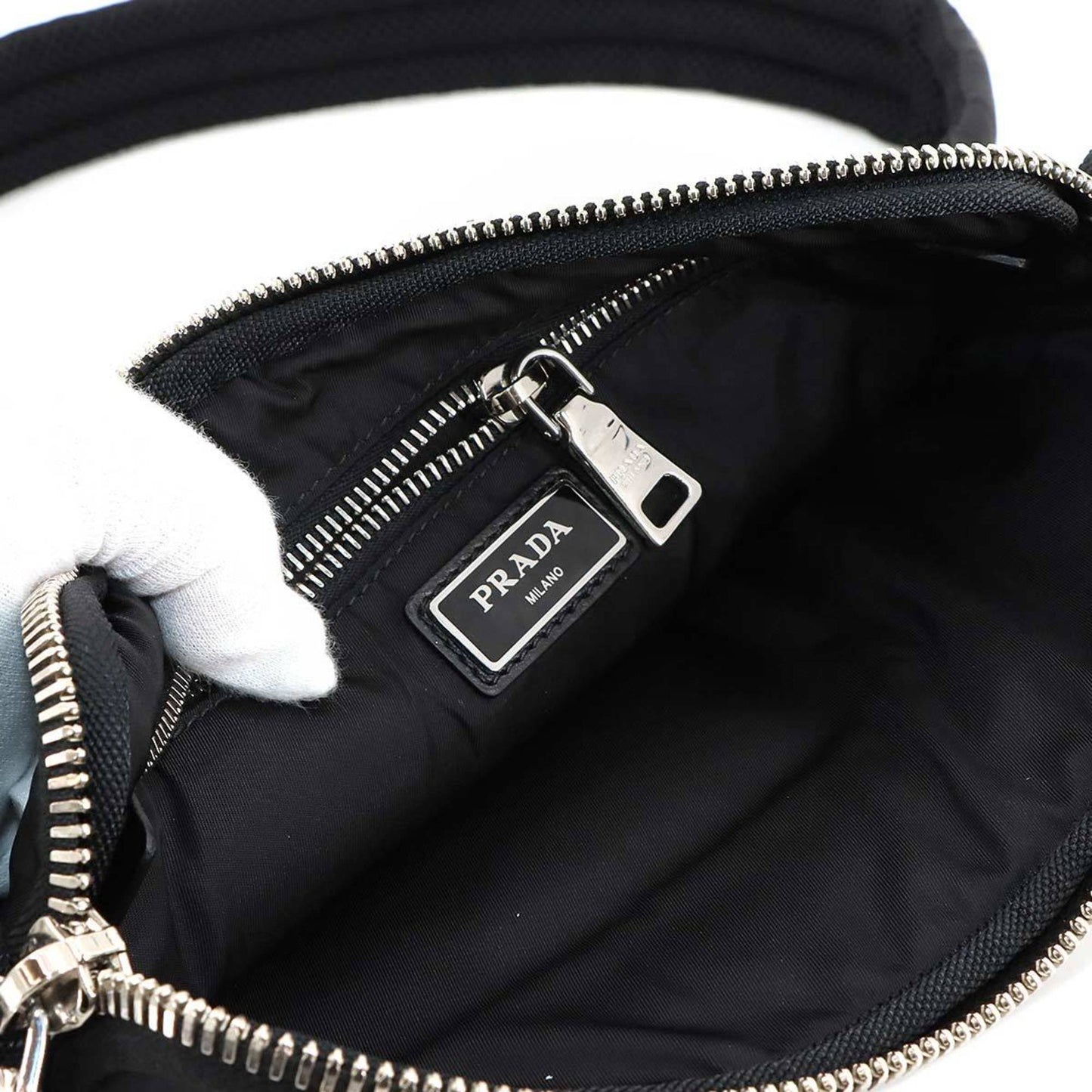 Prada Nylon Black Shoulder Bags